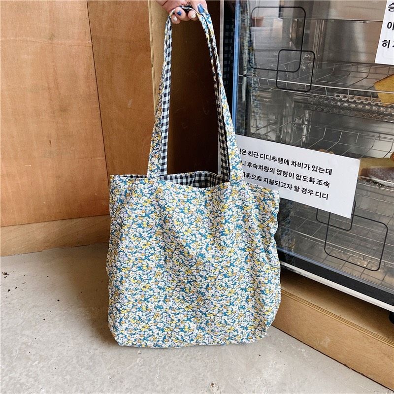 Túi Tote Hoa Vintage