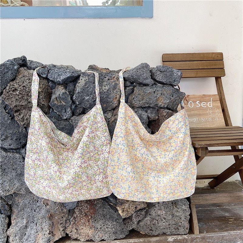 Túi Tote Hoa Vintage