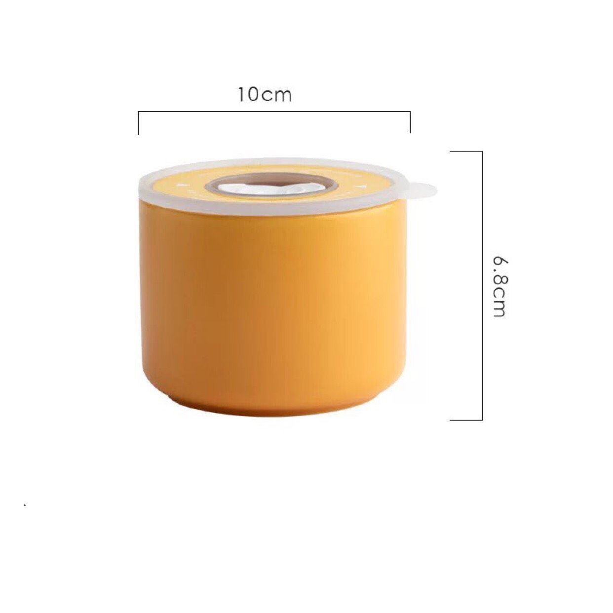 Hộp Gốm Xanh Vàng