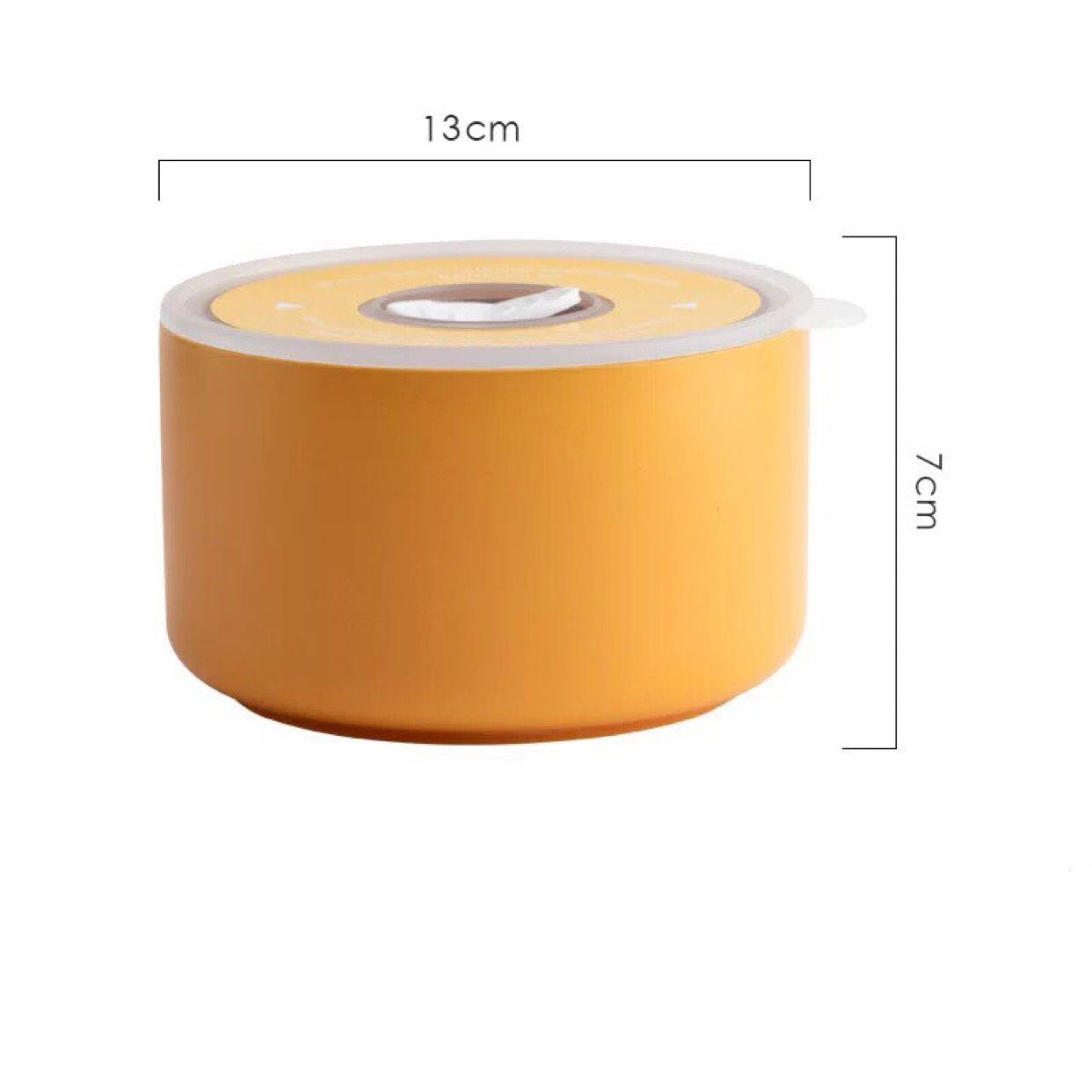 Hộp Gốm Xanh Vàng