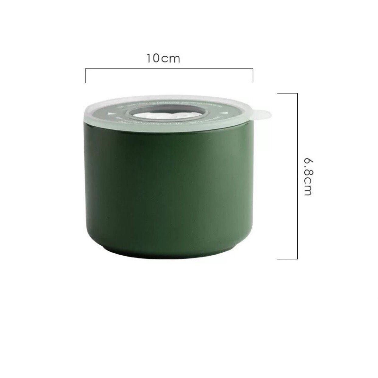 Hộp Gốm Xanh Vàng