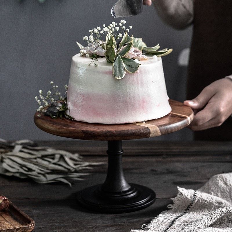 Đế Gỗ Cao Để Bánh