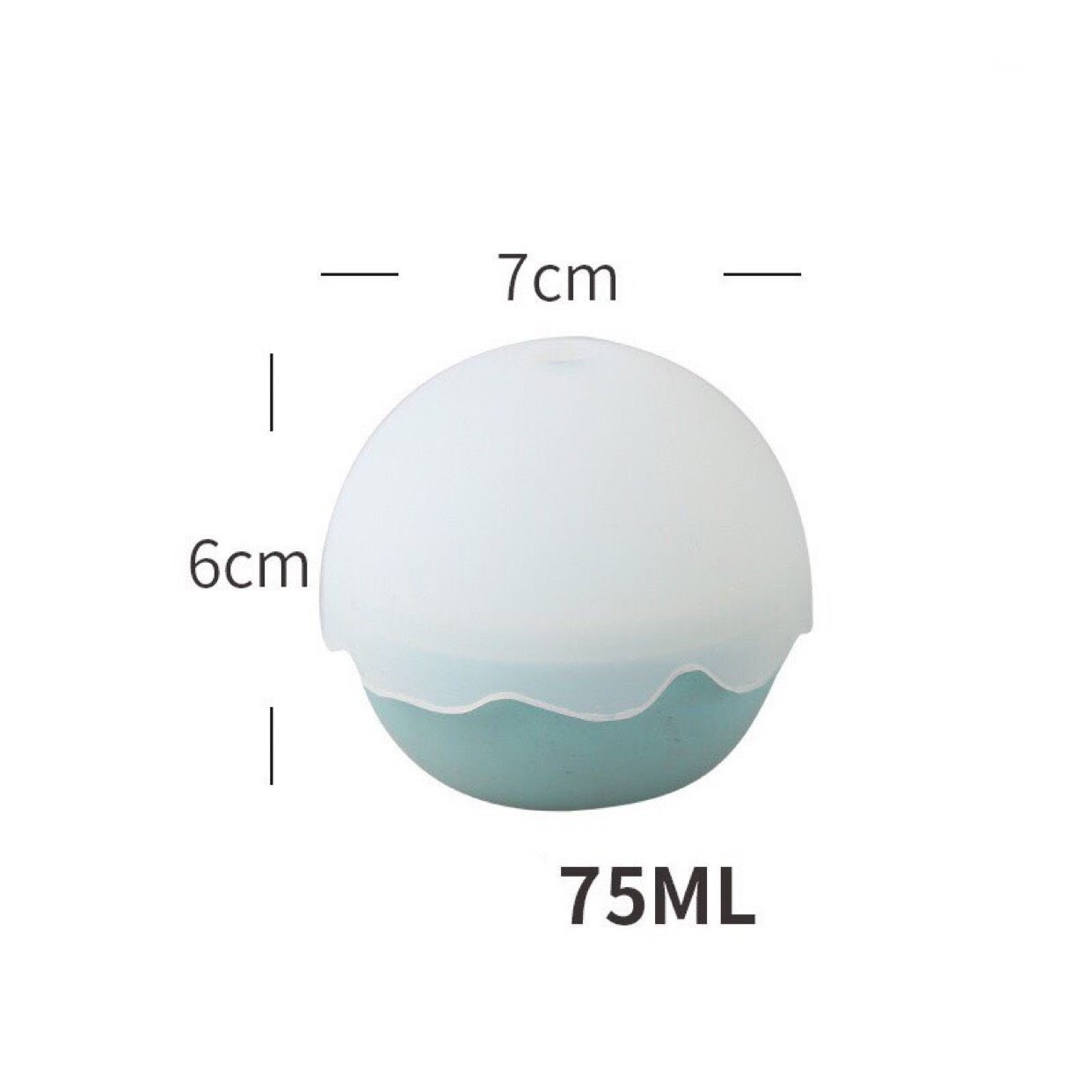 Khuôn Làm Đá Silicon Tròn