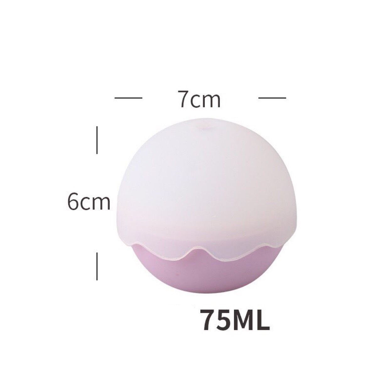 Khuôn Làm Đá Silicon Tròn