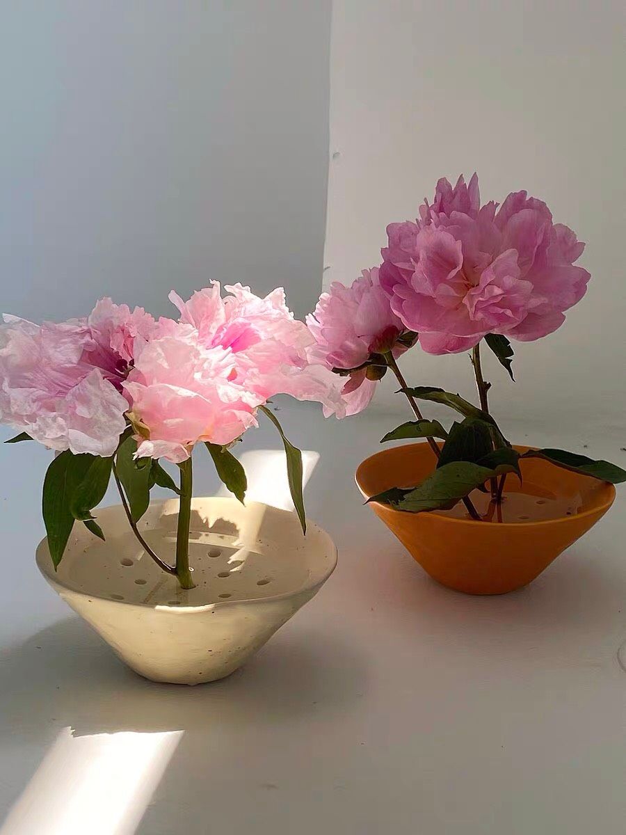 Bát Gốm Ikebana