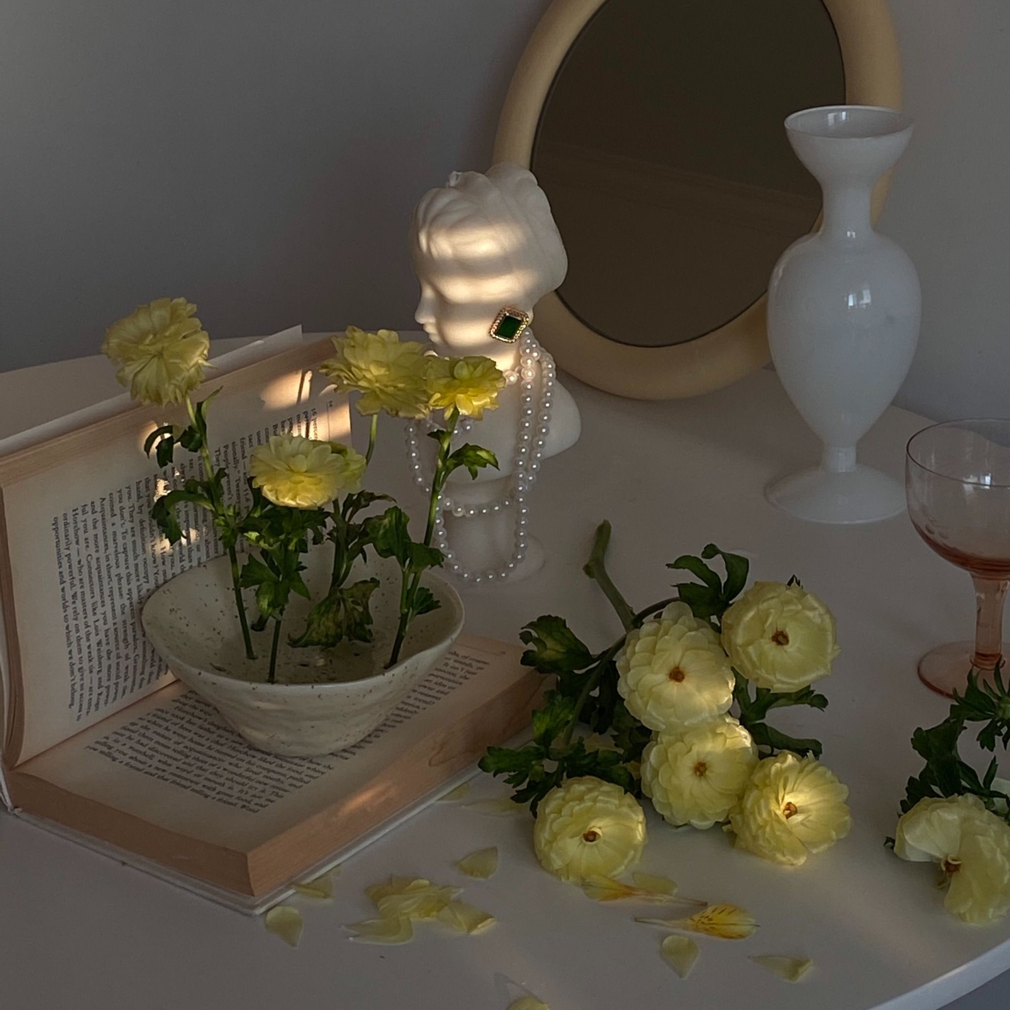 Bát Gốm Ikebana