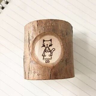 Cắm Bút Thân Gỗ