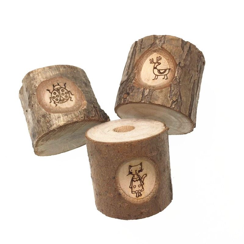 Cắm Bút Thân Gỗ