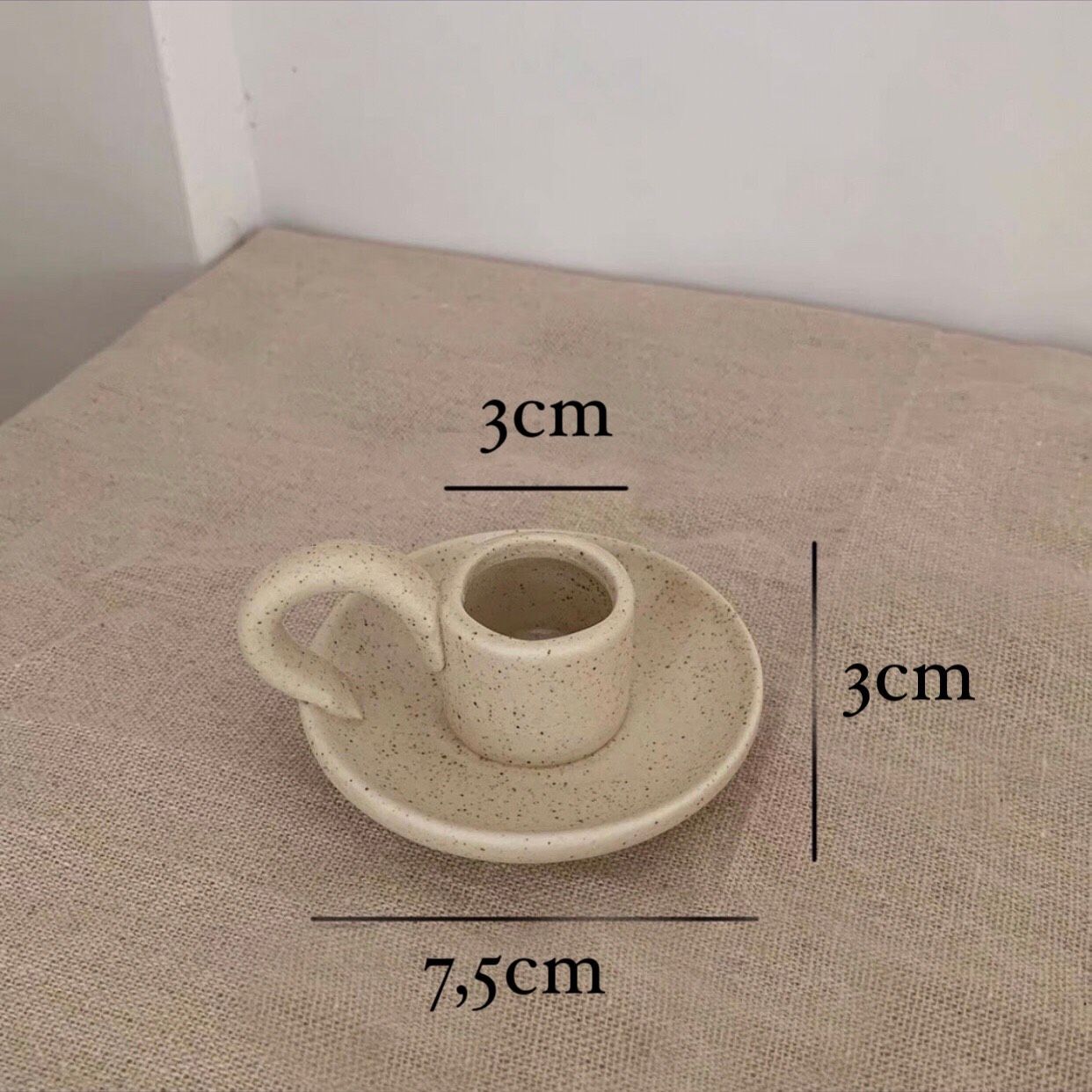Chân Nến Gốm Vintage