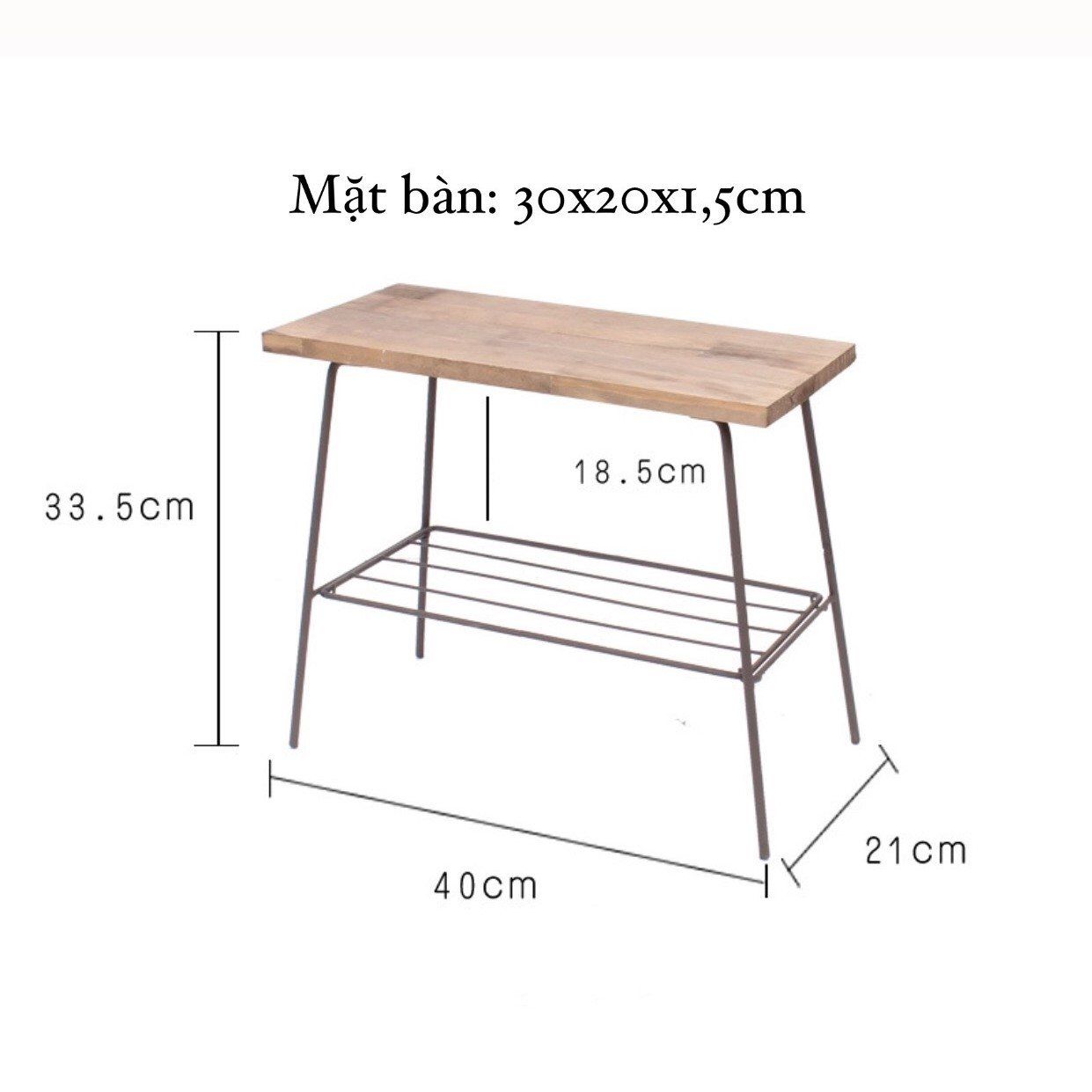 Bàn Gỗ Cao