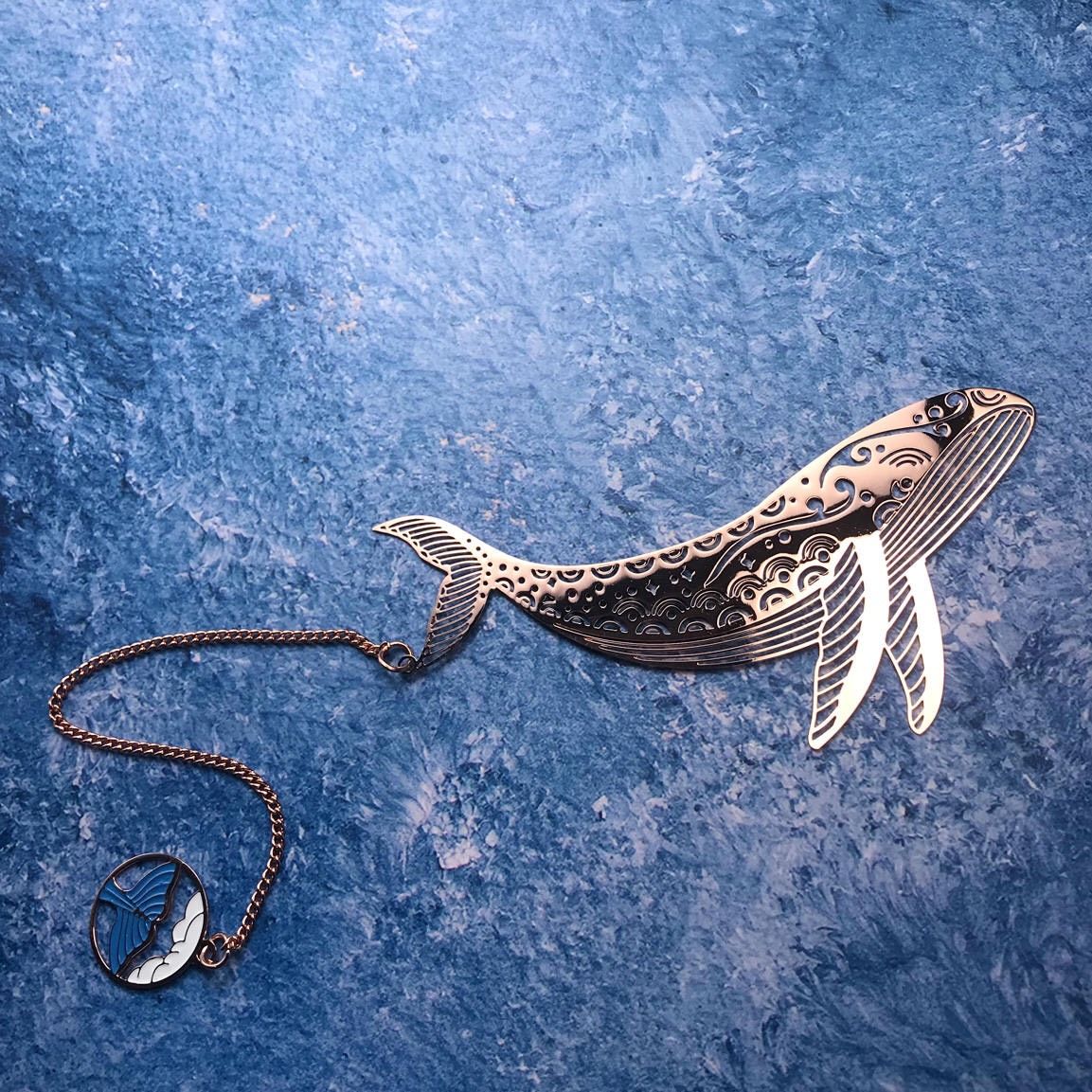 Bookmark Cá Voi (kèm hộp)