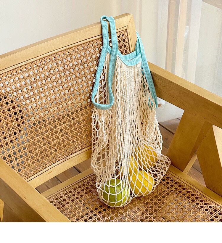 Túi Lưới Viền Xanh
