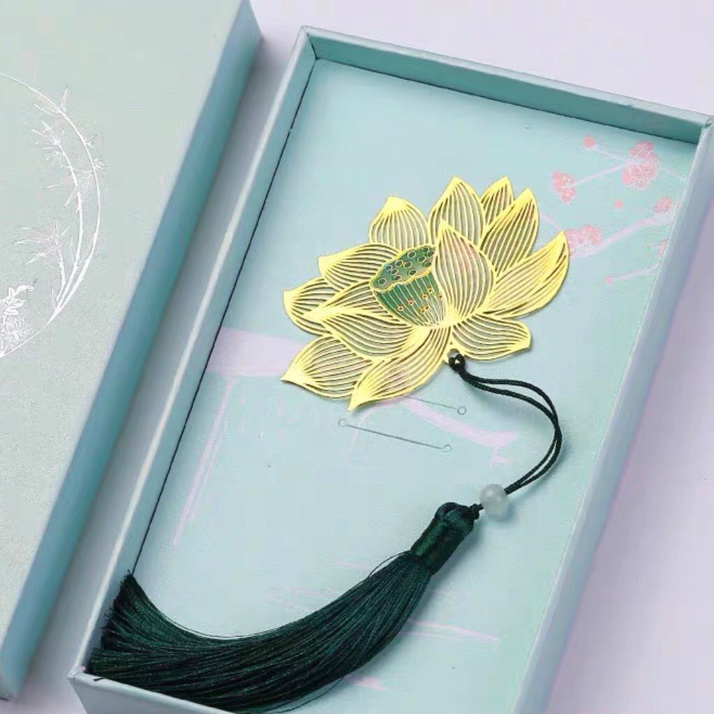 Bookmark Hoa Lá (Kèm Hộp)