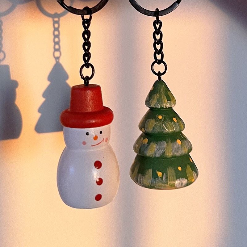 Móc Khóa Gỗ Christmas
