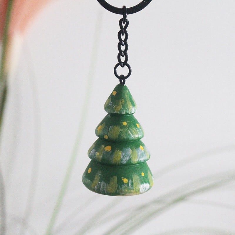 Móc Khóa Gỗ Christmas