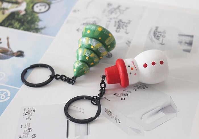 Móc Khóa Gỗ Christmas