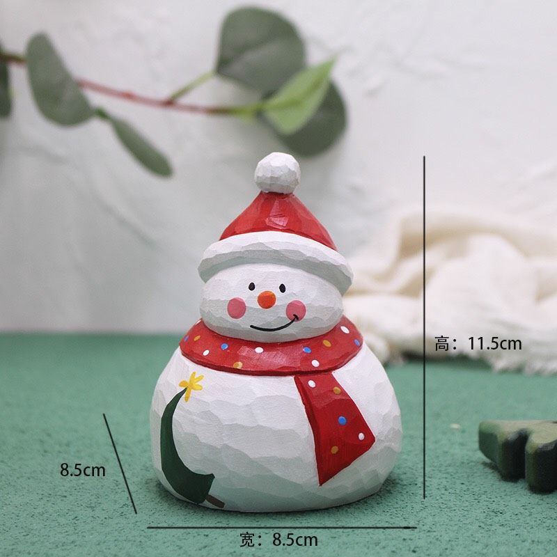 Santa, Người Tuyết Khắc Gỗ