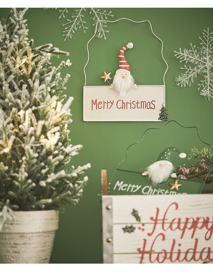 Biển Merry Xanh Trắng Đỏ