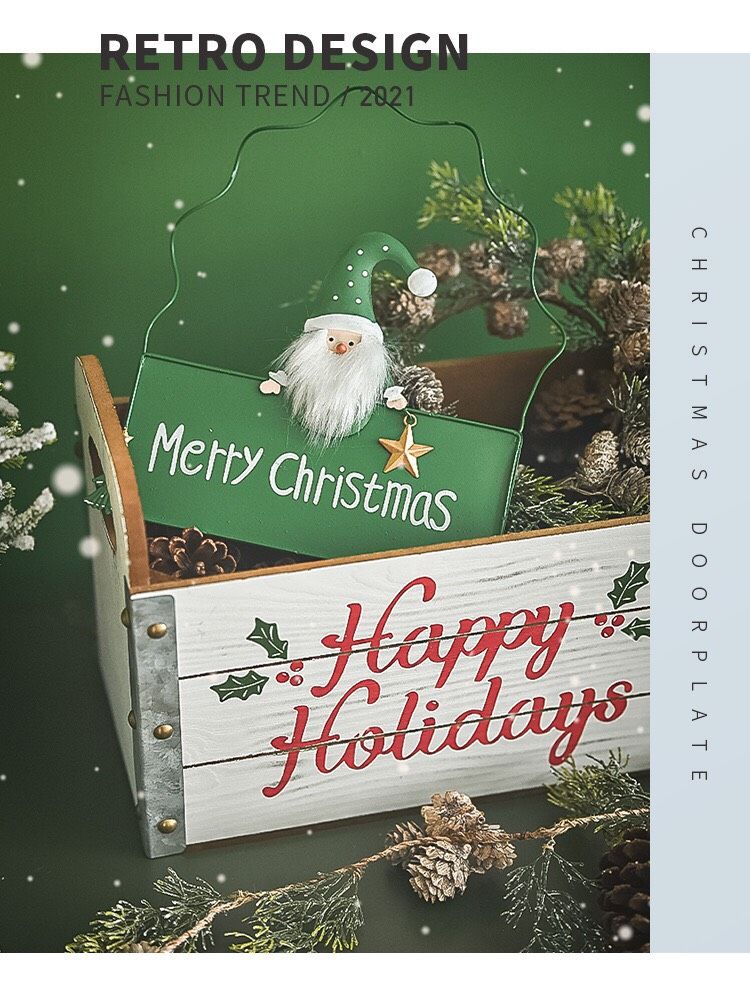 Biển Merry Xanh Trắng Đỏ
