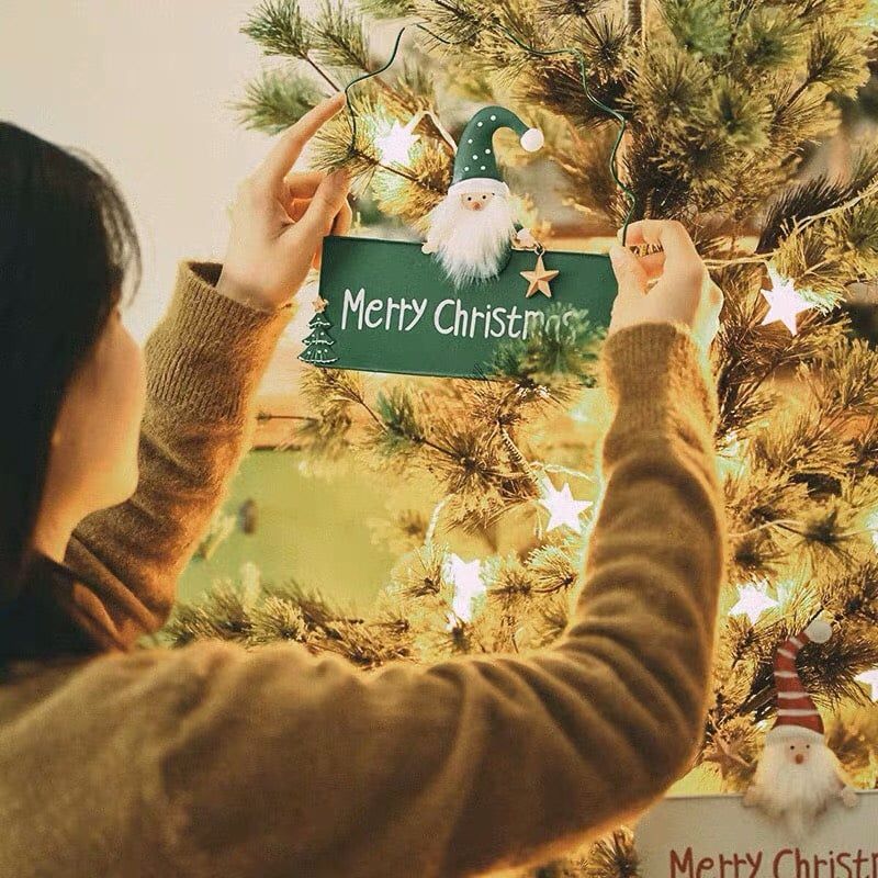 Biển Merry Xanh Trắng Đỏ