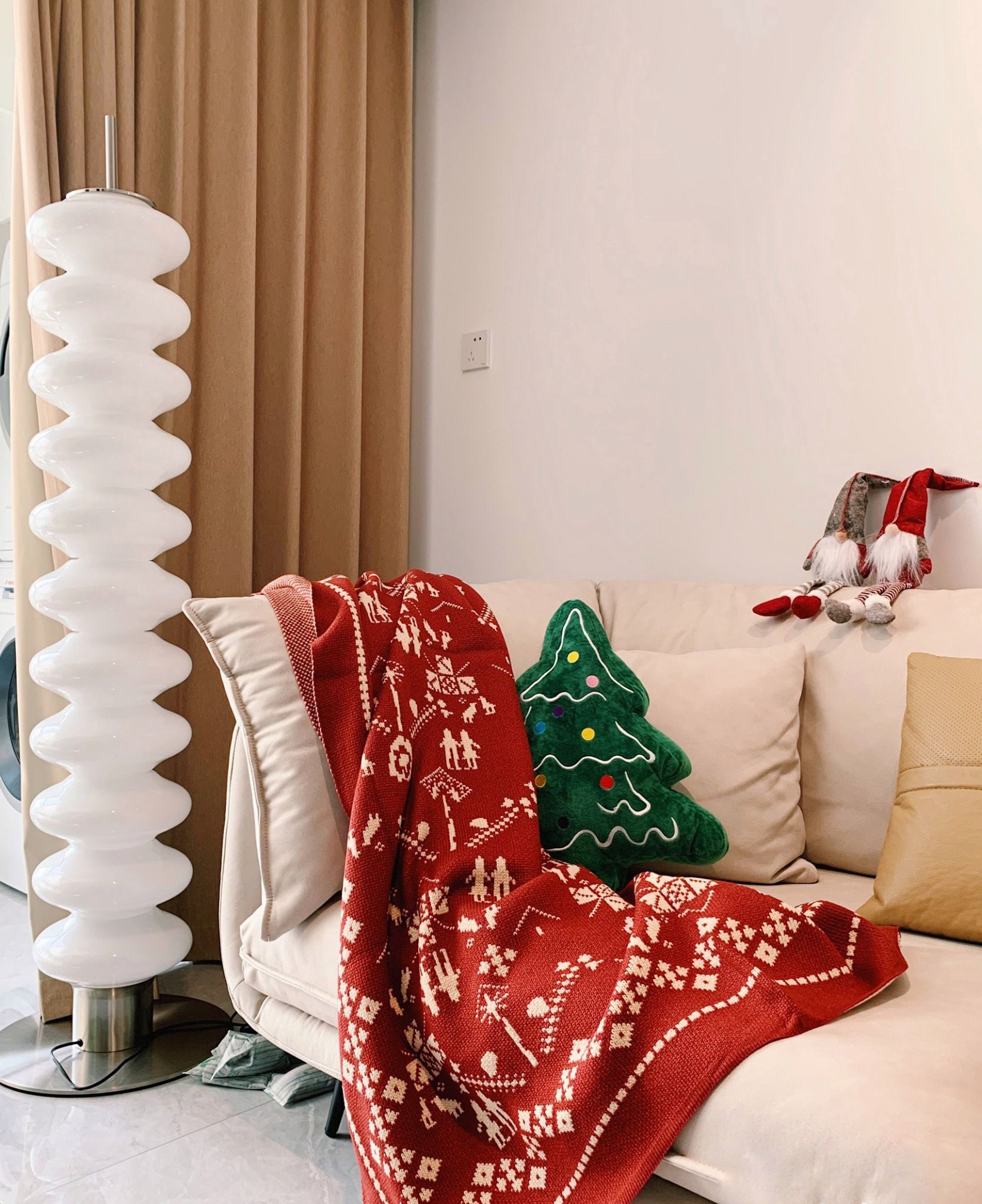 Gối Bông Giáng Sinh Cây Thông
