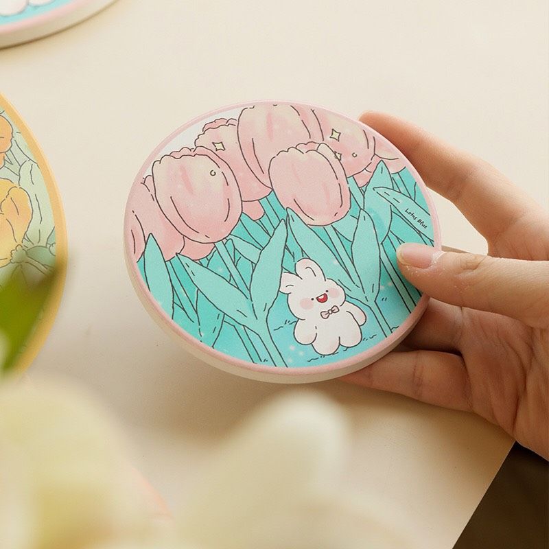 Lót Cốc Thỏ Hoa