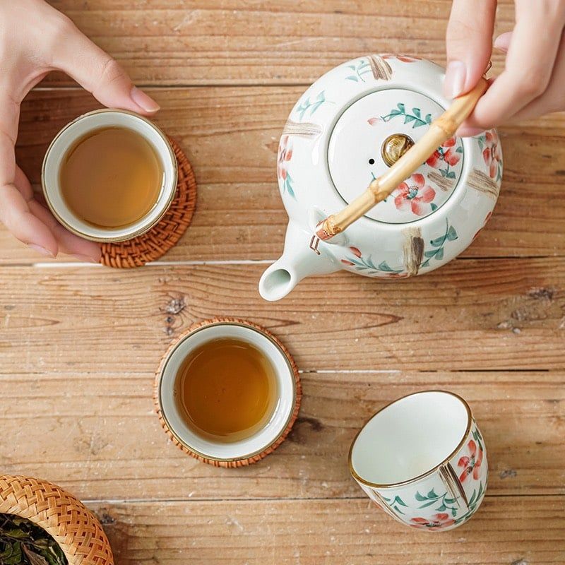 Bộ Ấm Mai Đỏ