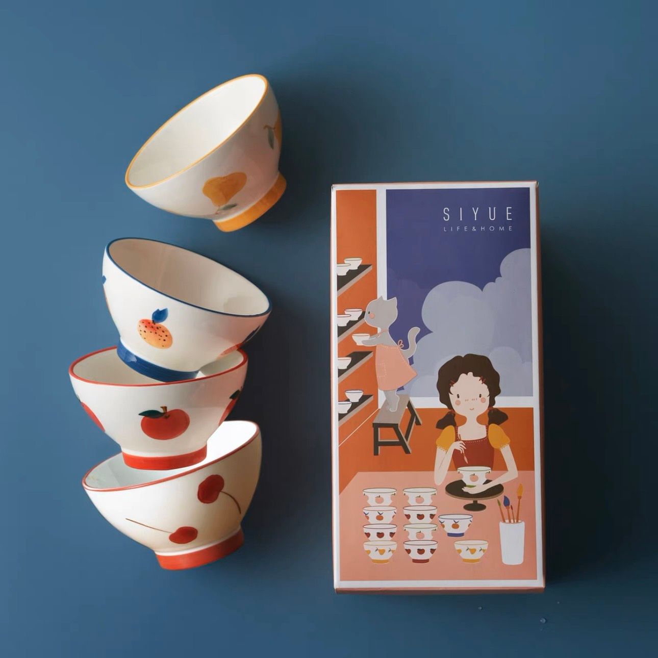 Set Bát Trái Cây