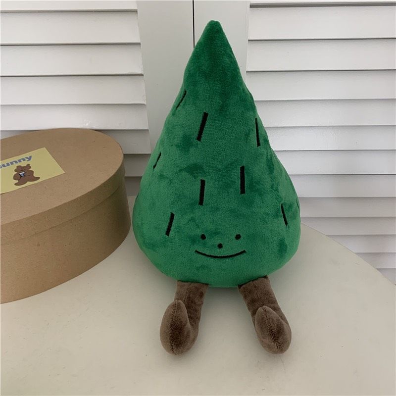 Gối Bông Cây Thông Mặt Cười