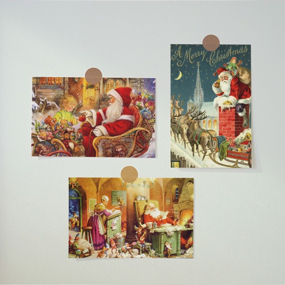 Set Tranh Christmas