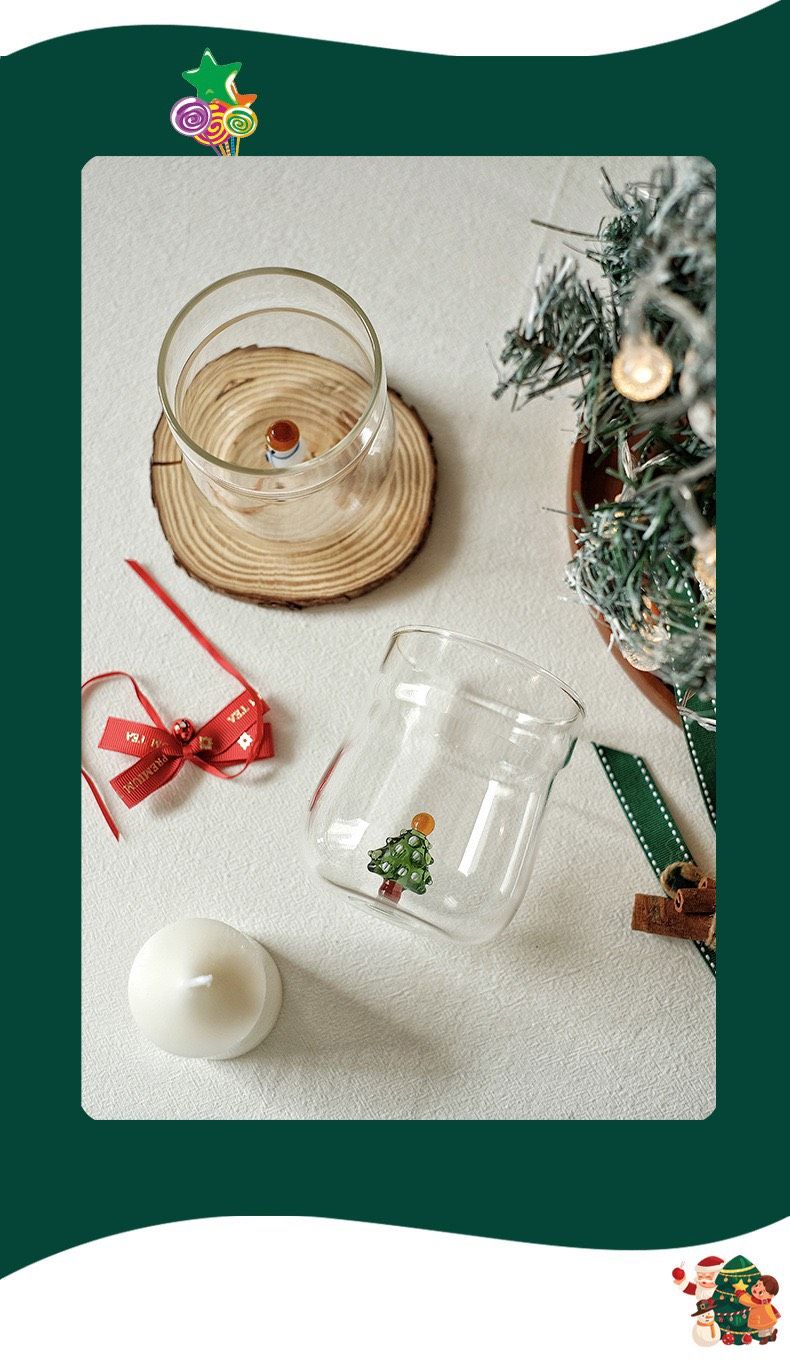 Cốc Thủy Tinh Xmas
