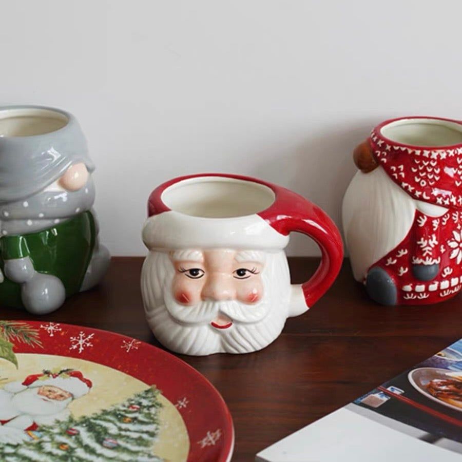 Cốc Santa Má Hồng