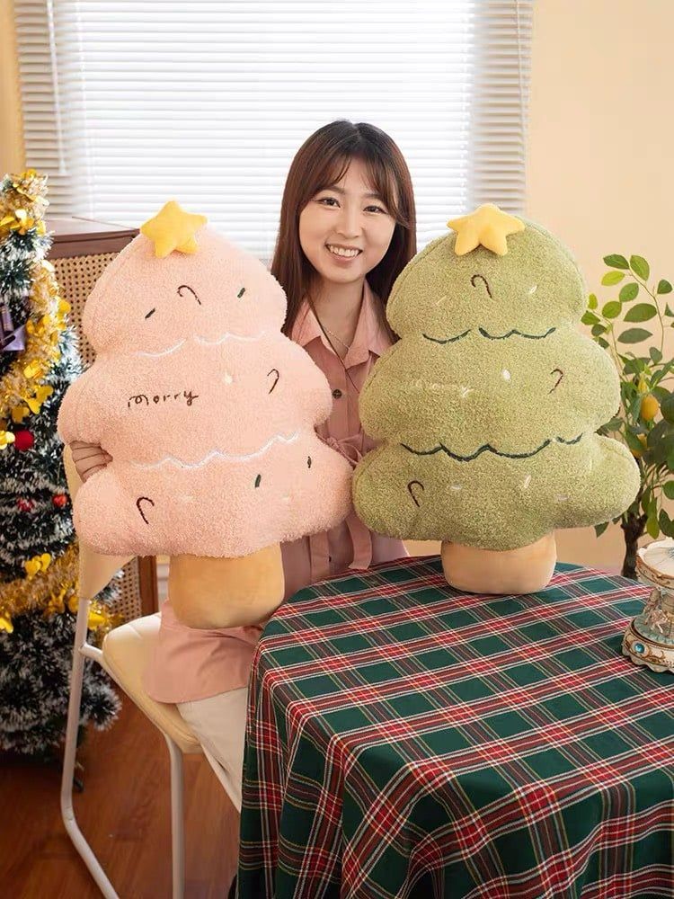 Gối Bông Giáng Sinh Cây Thông