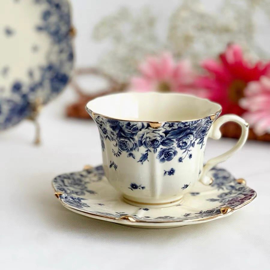 Set Tách Hoa Hồng Xanh