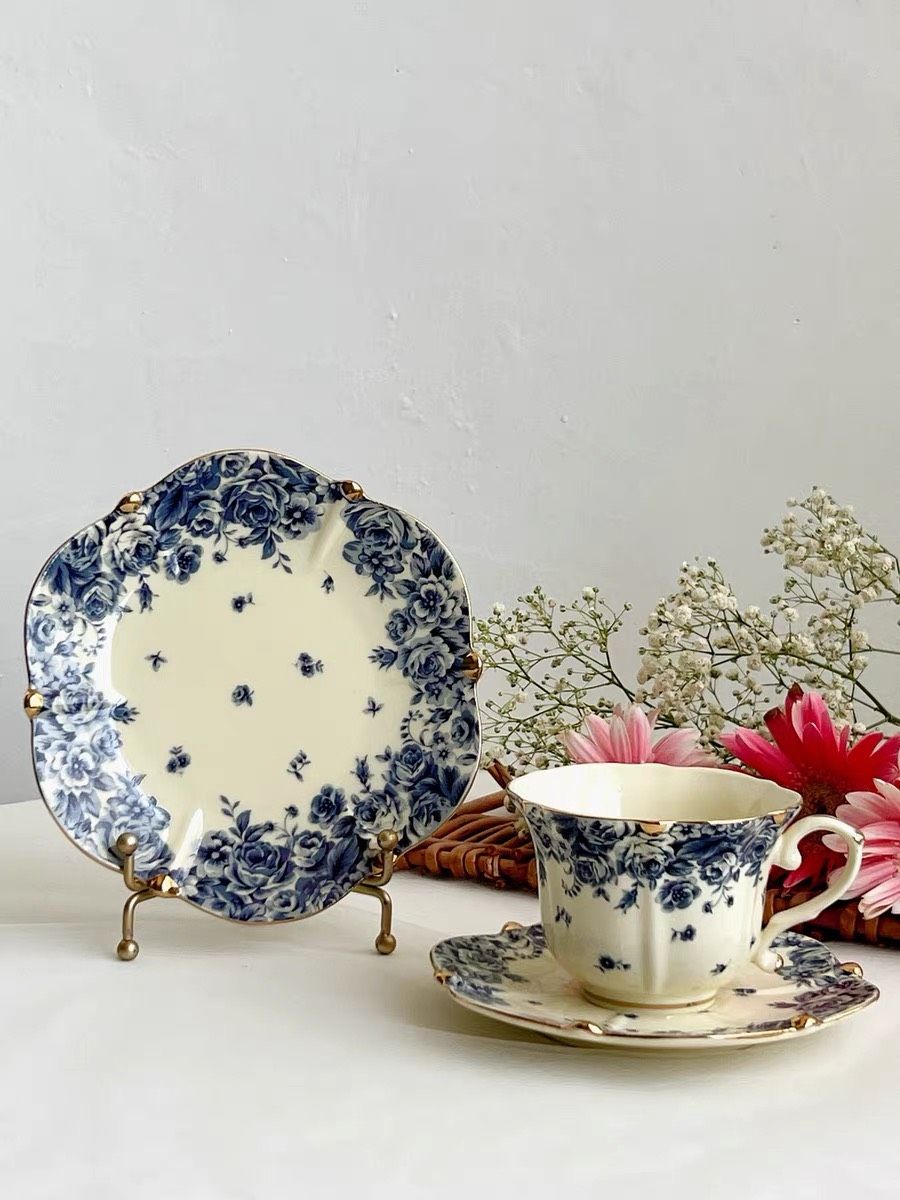 Set Tách Hoa Hồng Xanh