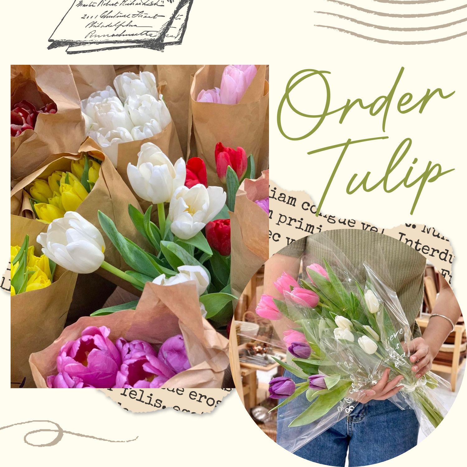 (SAIGON) Hoa Tulip Hà Lan 8/3