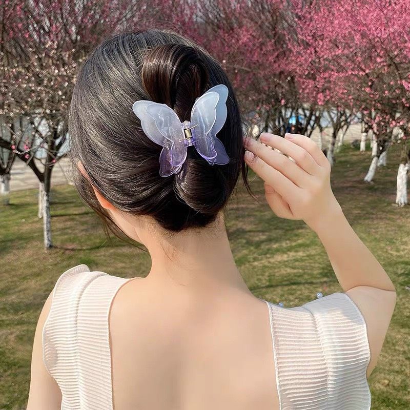 Kẹp Tóc Butterfly Trong Suốt