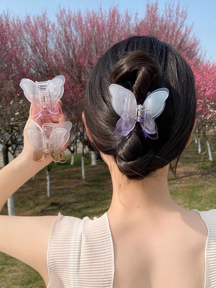 Kẹp Tóc Butterfly Trong Suốt