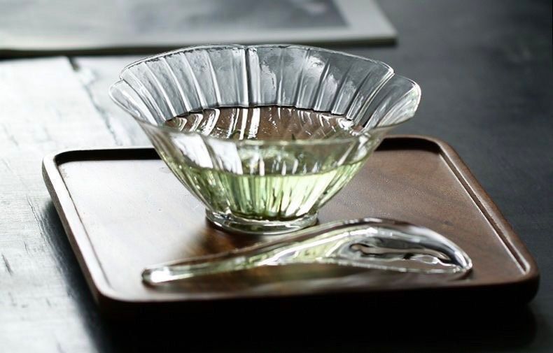 Bát, Thìa, Tách Hoa Thủy Tinh