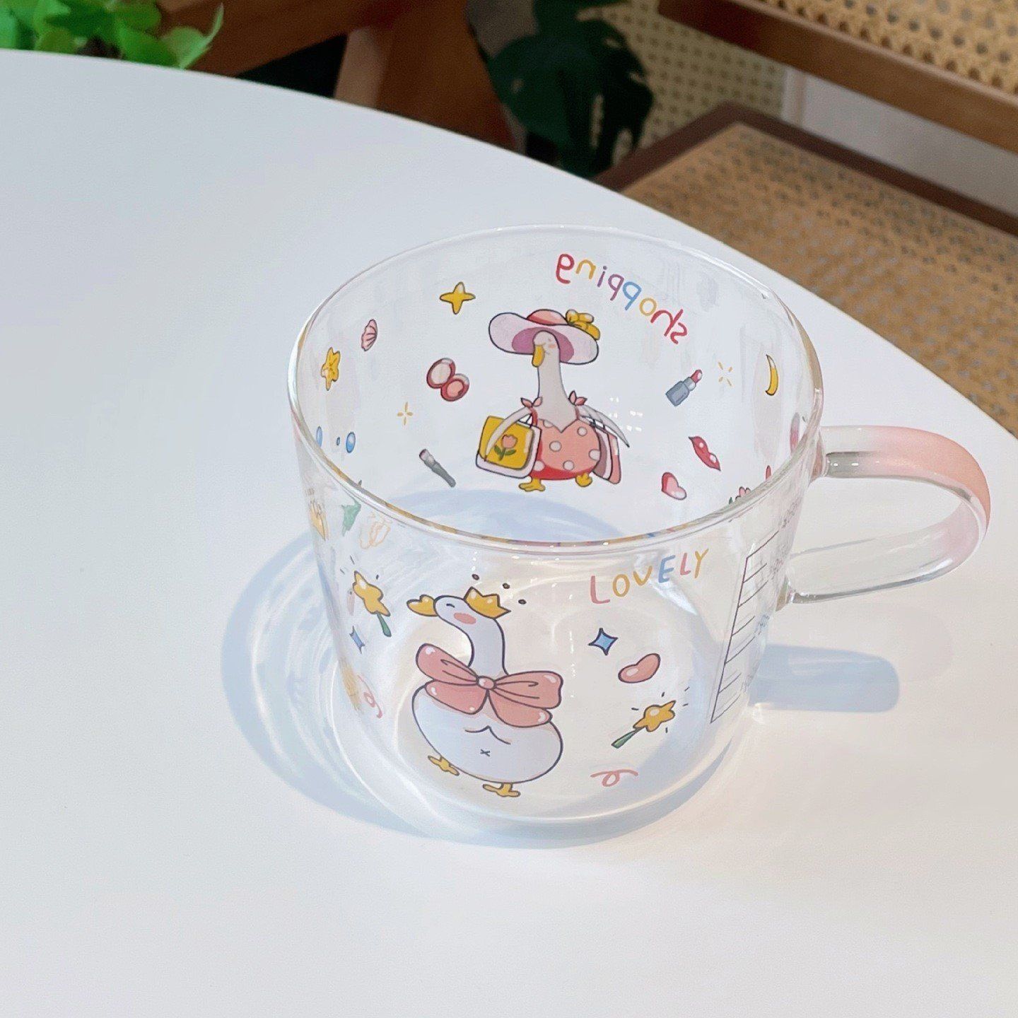 Cốc Thủy Tinh Vịt Mùa Hè