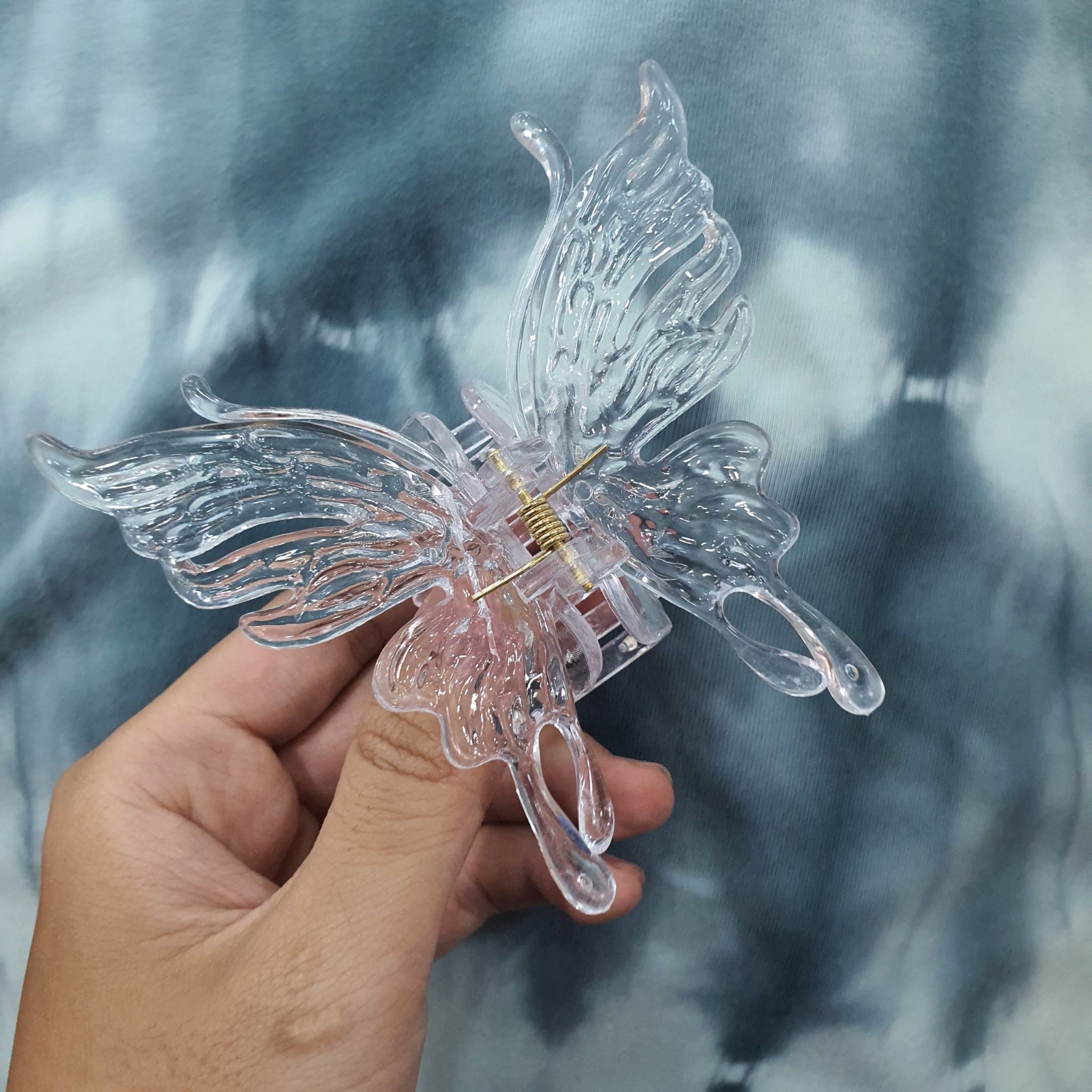 Kẹp Bướm Trong Suốt
