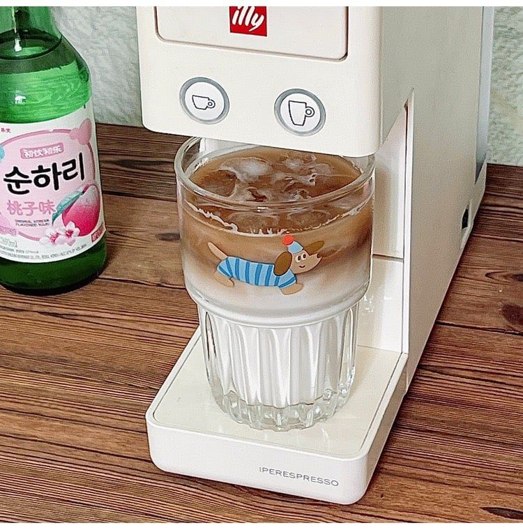Cốc Cún Áo Sọc