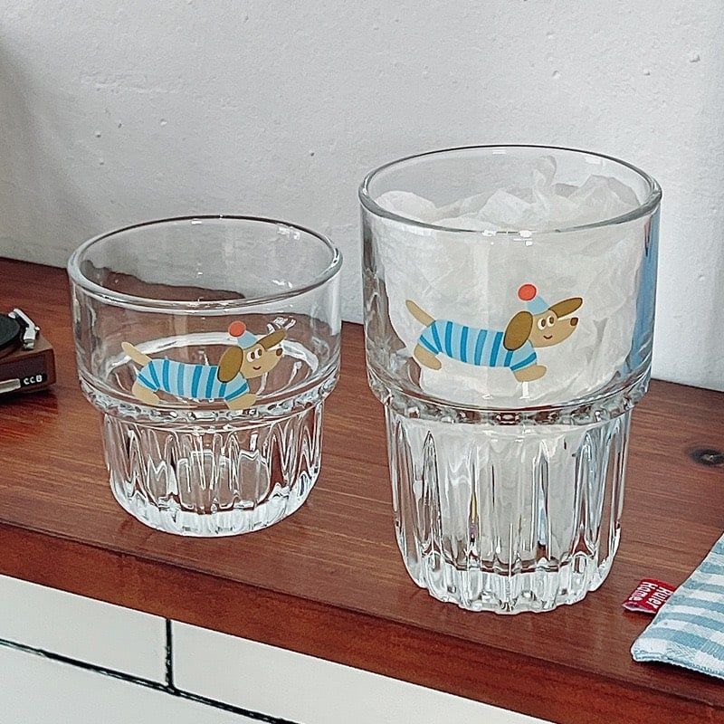 Cốc Cún Áo Sọc