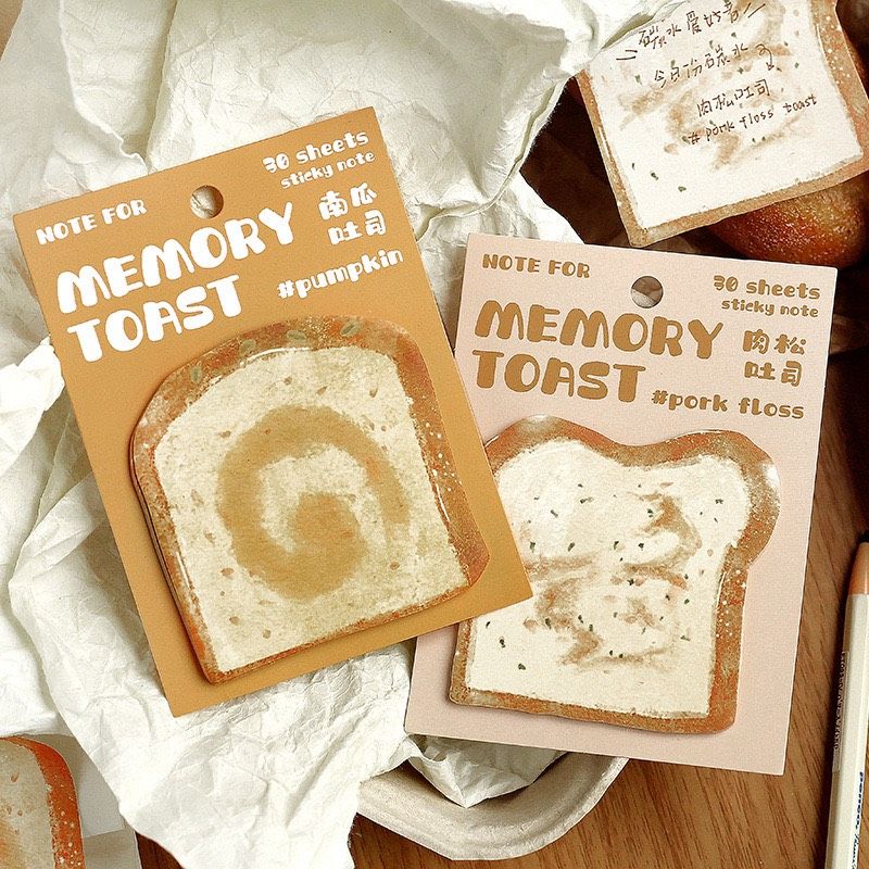 Giấy Note Bánh Mì Vuông