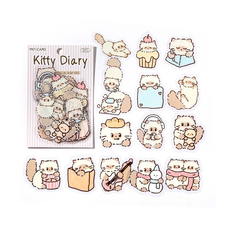 Sticker Gấu, Mèo