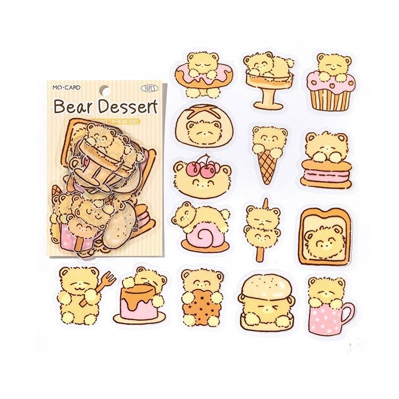 Sticker Gấu, Mèo