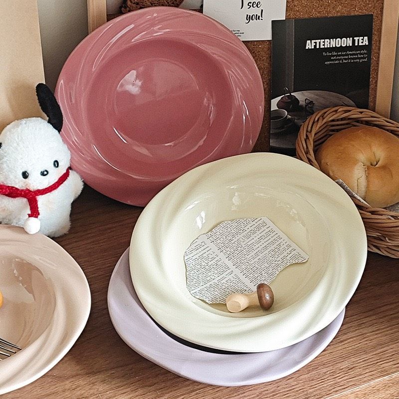 Đĩa Pastel Viền Sóng