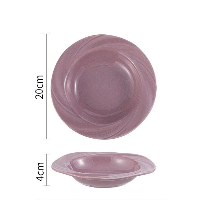 Đĩa Pastel Viền Sóng