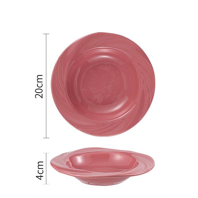 Đĩa Pastel Viền Sóng