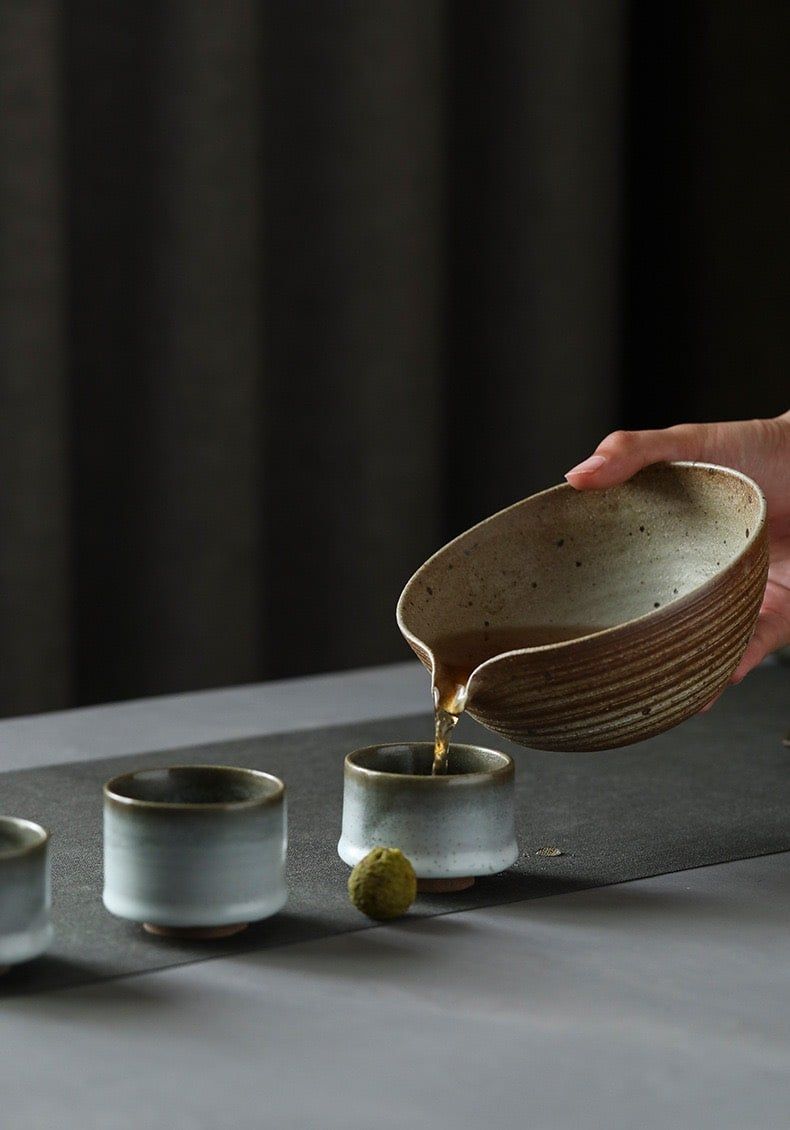 Bát Trà Gốm Thô